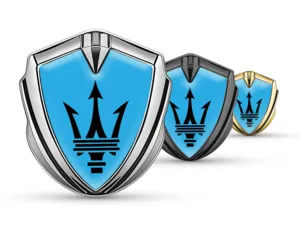 Maserati Emblema Fender Badge Look High-End Stile Drift